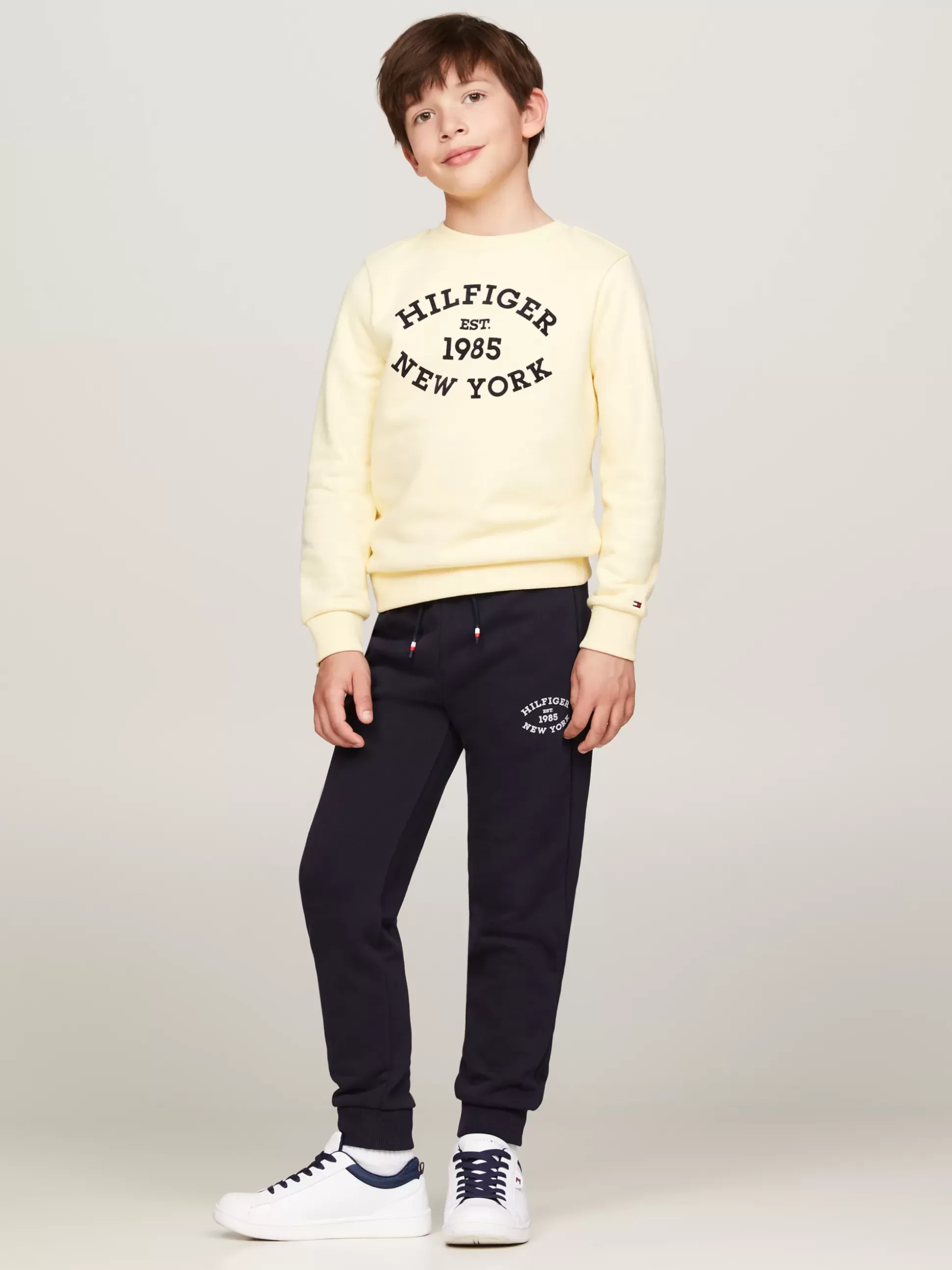 Dzieci Tommy Hilfiger Bluzy Dresowe I Z Kapturem^Bluza Hilfiger Monotype Z Flokowanym Logo