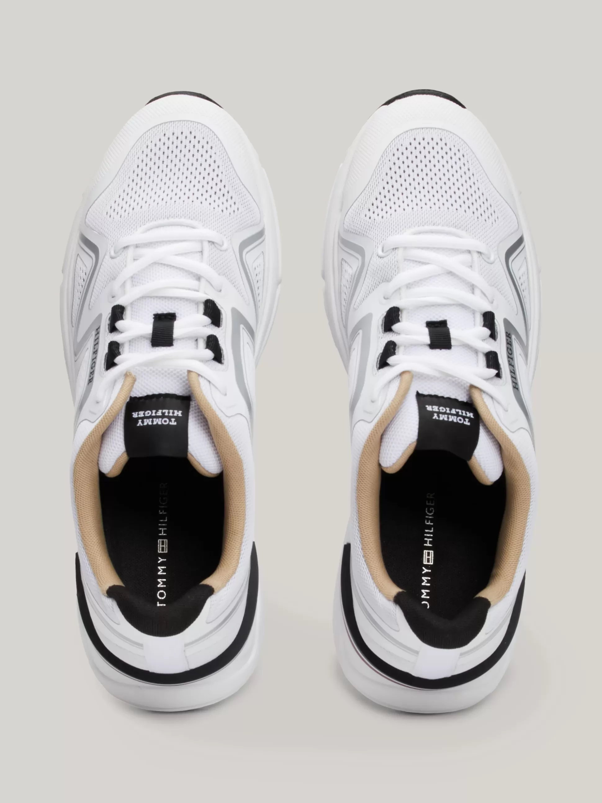 Tommy Hilfiger White Trainers | Sneakersy^Dzianinowe Buty Sportowe Z Podeszwą Vibram Z Protektorem