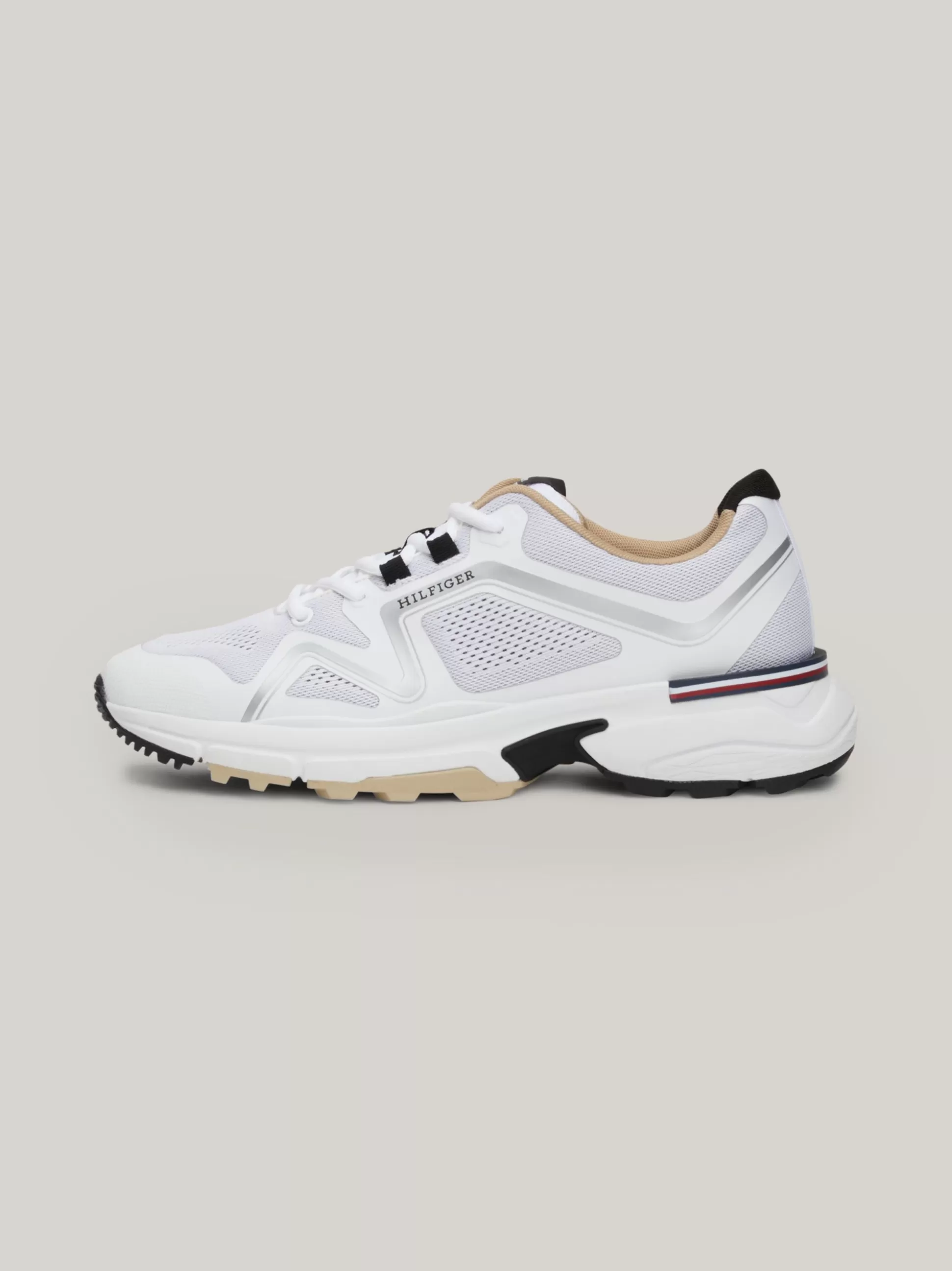 Tommy Hilfiger White Trainers | Sneakersy^Dzianinowe Buty Sportowe Z Podeszwą Vibram Z Protektorem