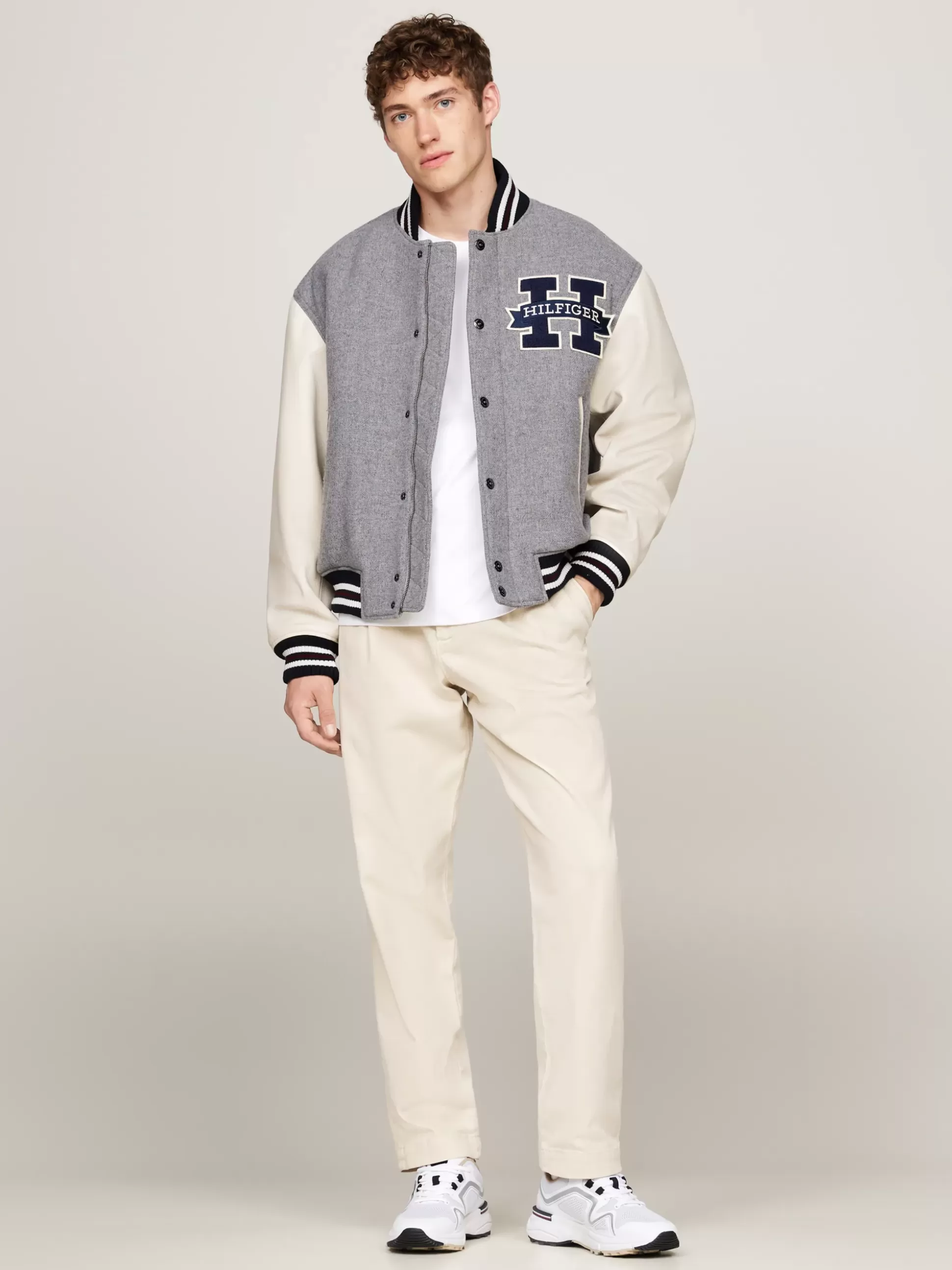 Tommy Hilfiger White Trainers | Sneakersy^Dzianinowe Buty Sportowe Z Podeszwą Vibram Z Protektorem