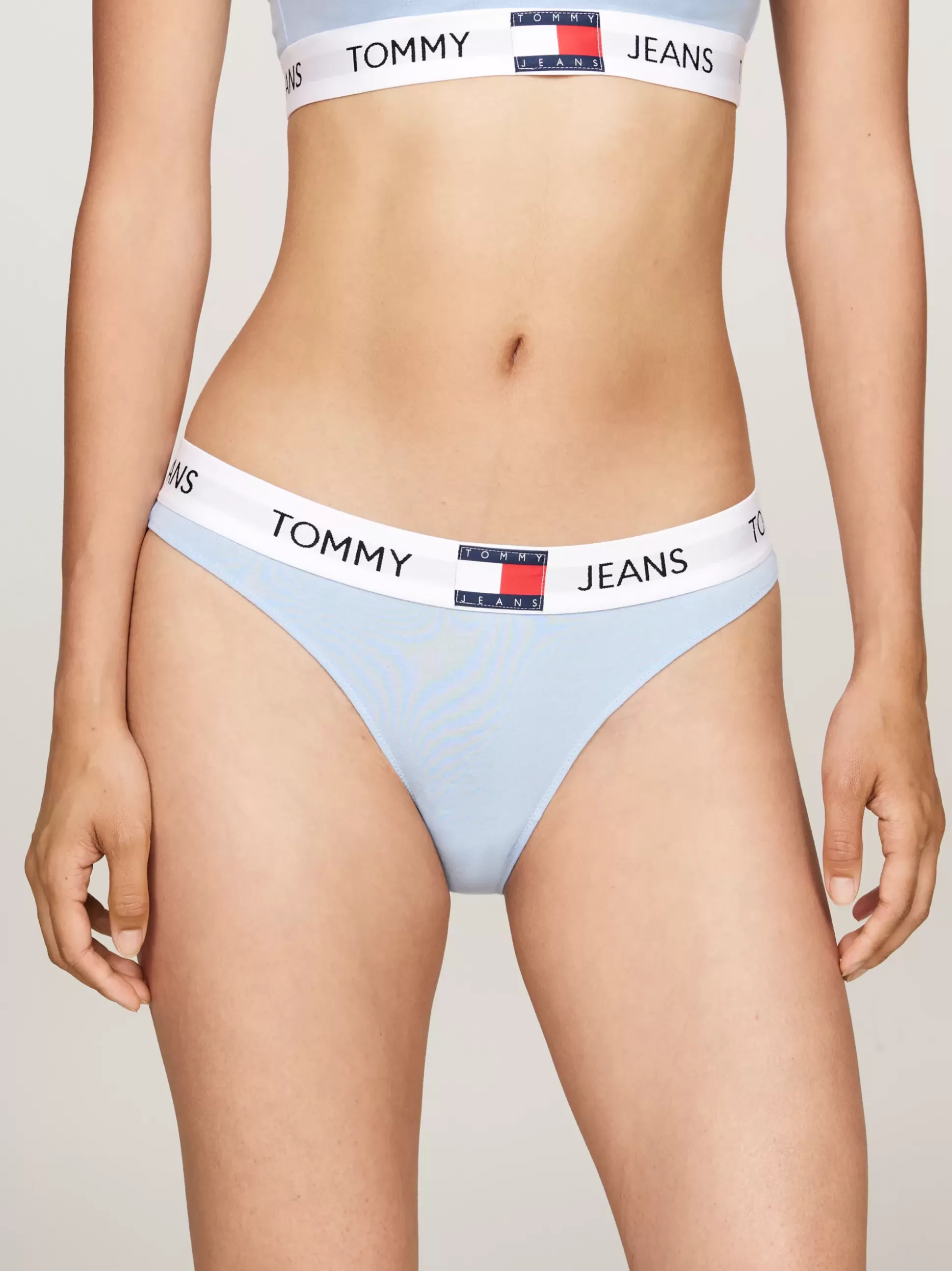 Tommy Hilfiger Figi | Bielizna^Figi Heritage Z Powtórzonym Logo Na Pasku