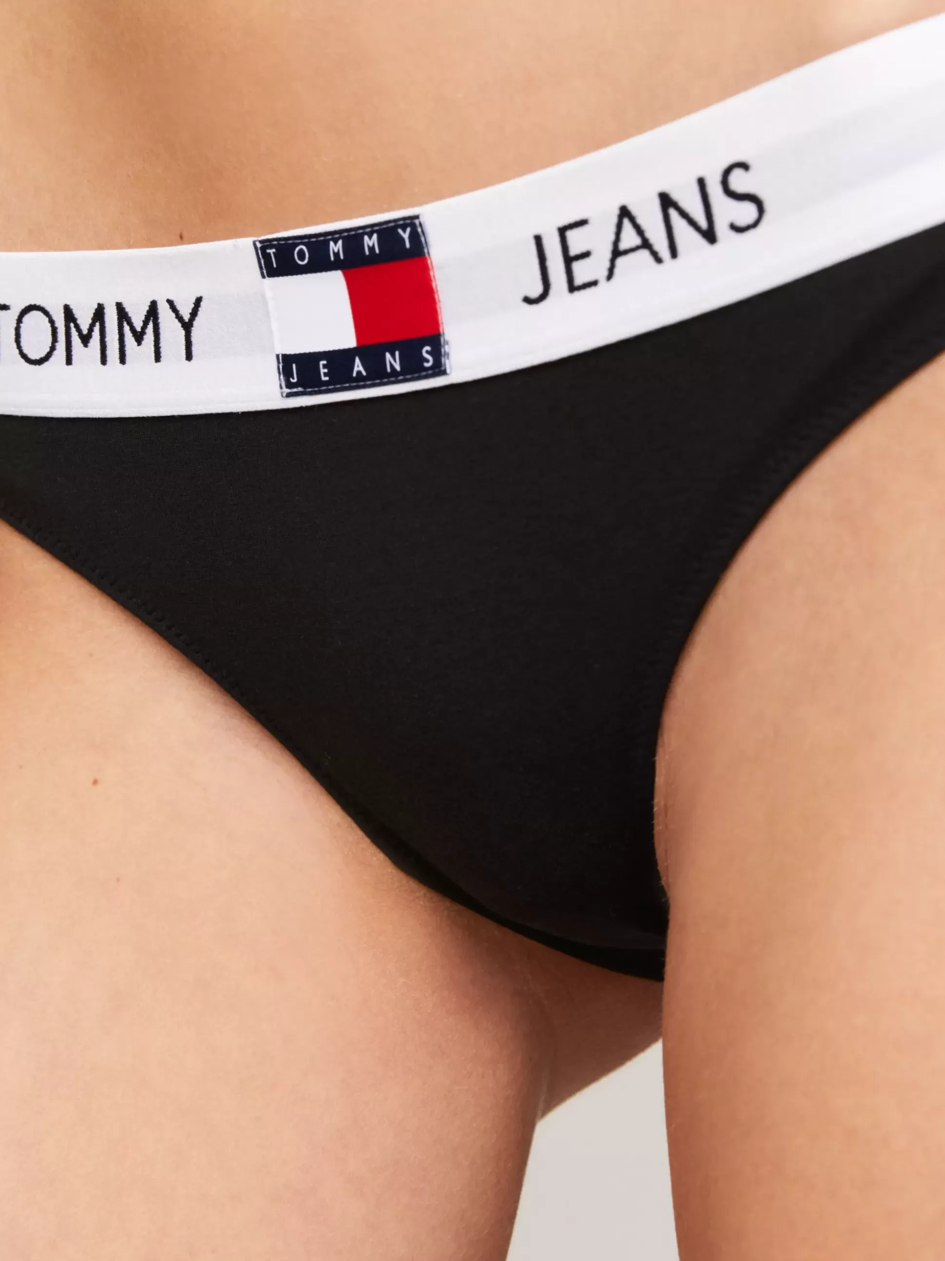 Tommy Hilfiger Figi | Bielizna^Figi Heritage Z Powtórzonym Logo Na Pasku