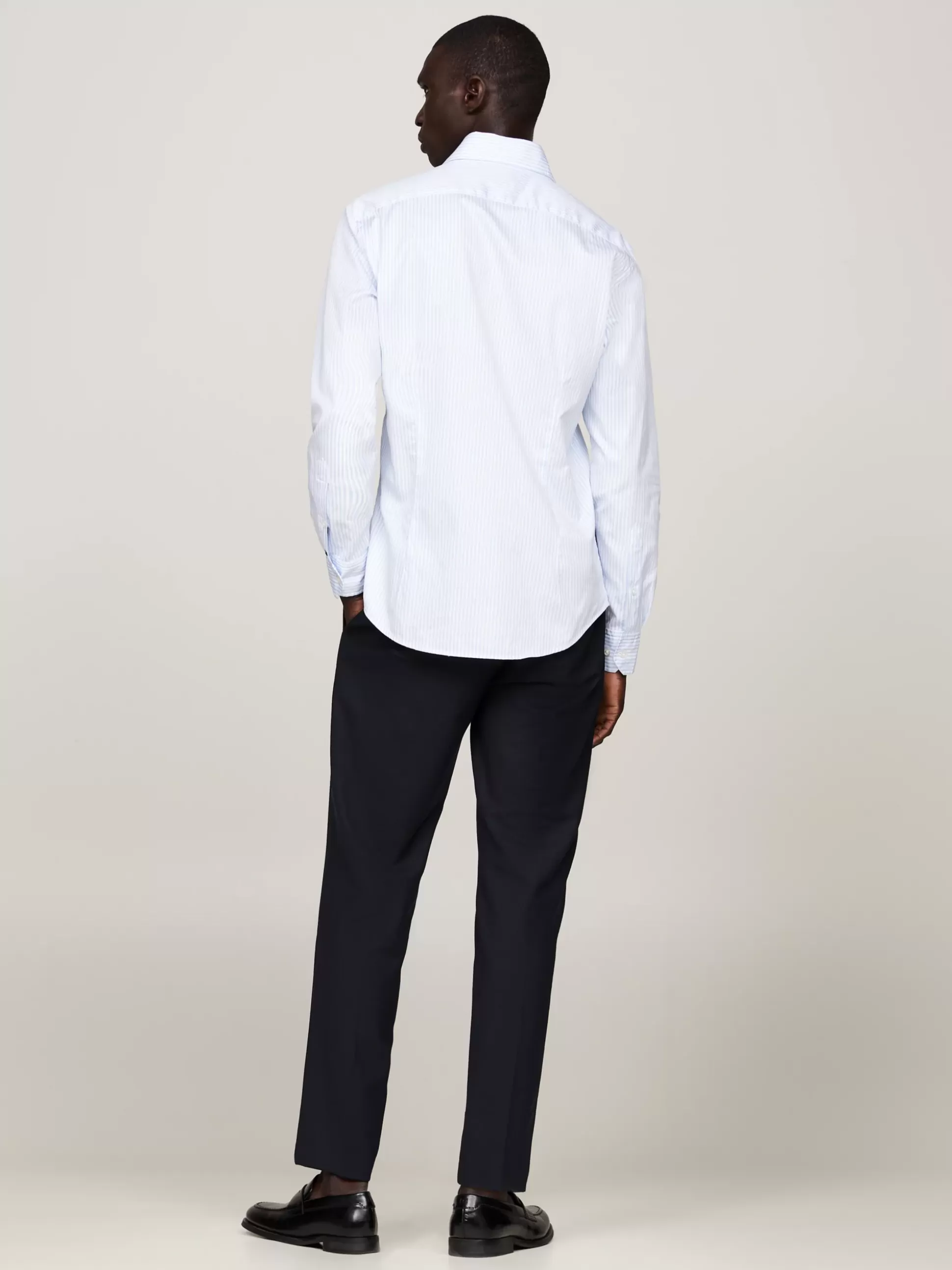 Tommy Hilfiger Koszule^Koszula O Wąskim Kroju Smart Casual Z Diagonalu W Paski