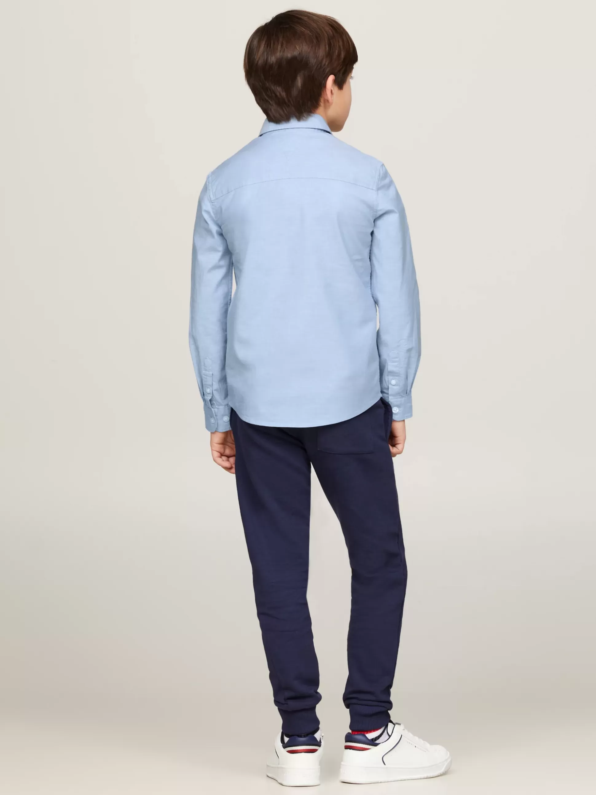 Dzieci Tommy Hilfiger Koszule^Koszula Z Bawełny Typu Oxford Ze Stretchem