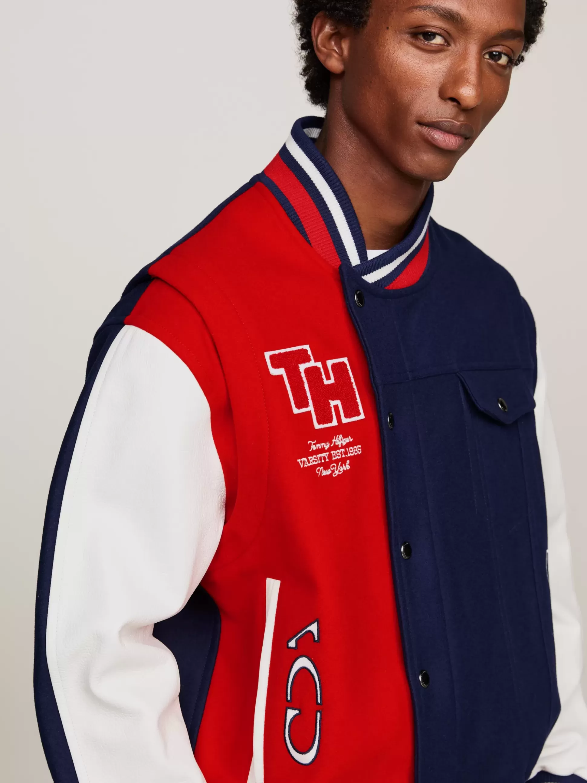 Tommy Hilfiger Kurtki & Płaszcze | Bomberki^Kurtka Tommy X Mercedes F1 X CR W Stylu Varsity