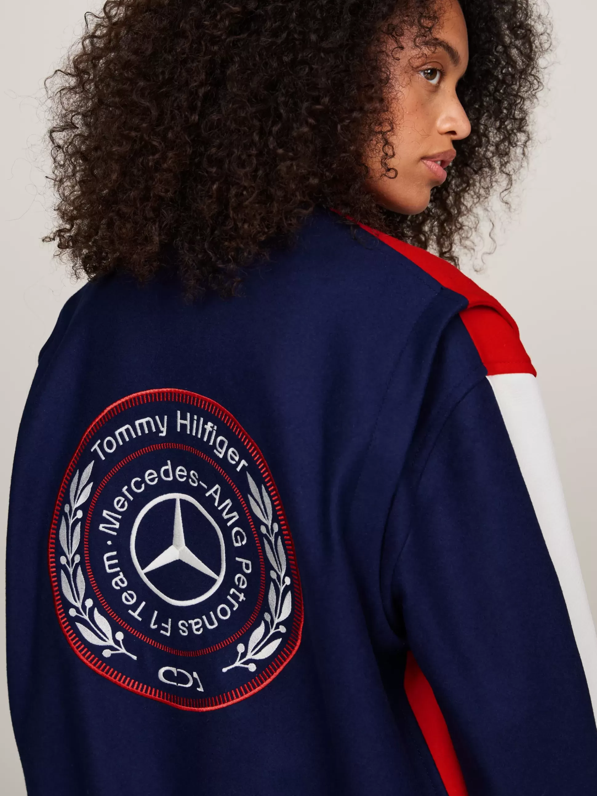 Tommy Hilfiger Kurtki & Płaszcze | Bomberki^Kurtka Tommy X Mercedes F1 X CR W Stylu Varsity