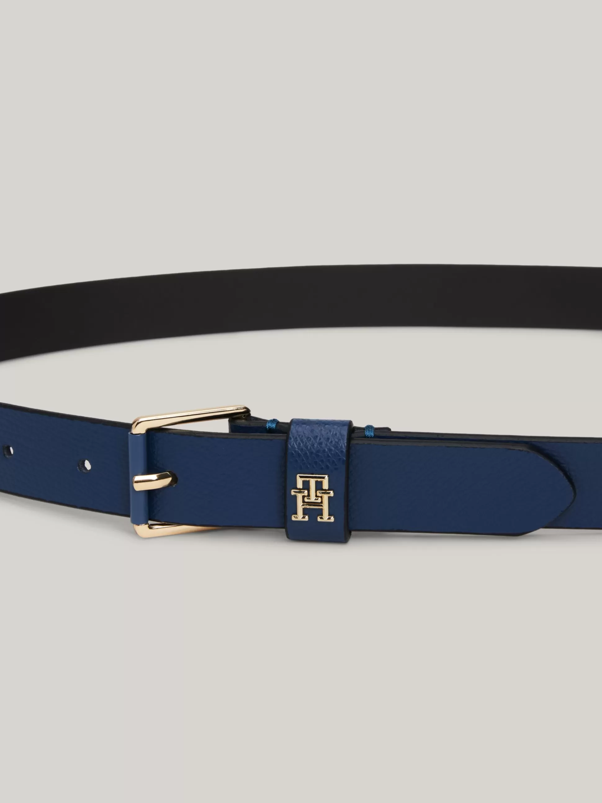 Tommy Hilfiger Paski^Pasek Heritage Ze Skóry O Groszkowanej Fakturze