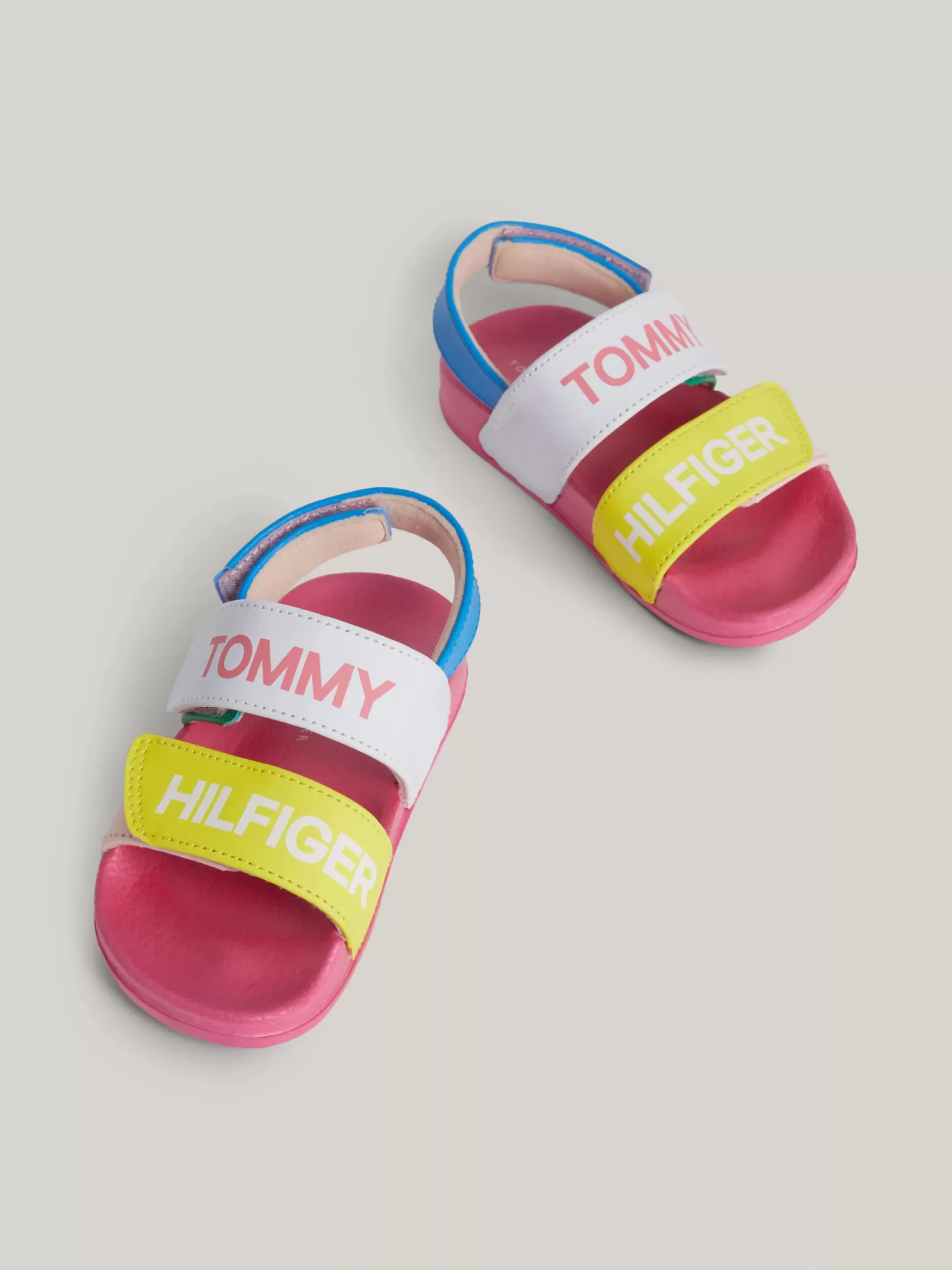 Dzieci Tommy Hilfiger Obuwie I Akcesoria^Sandały W Bloki Kolorów Z Paskami Na Rzep I Logo