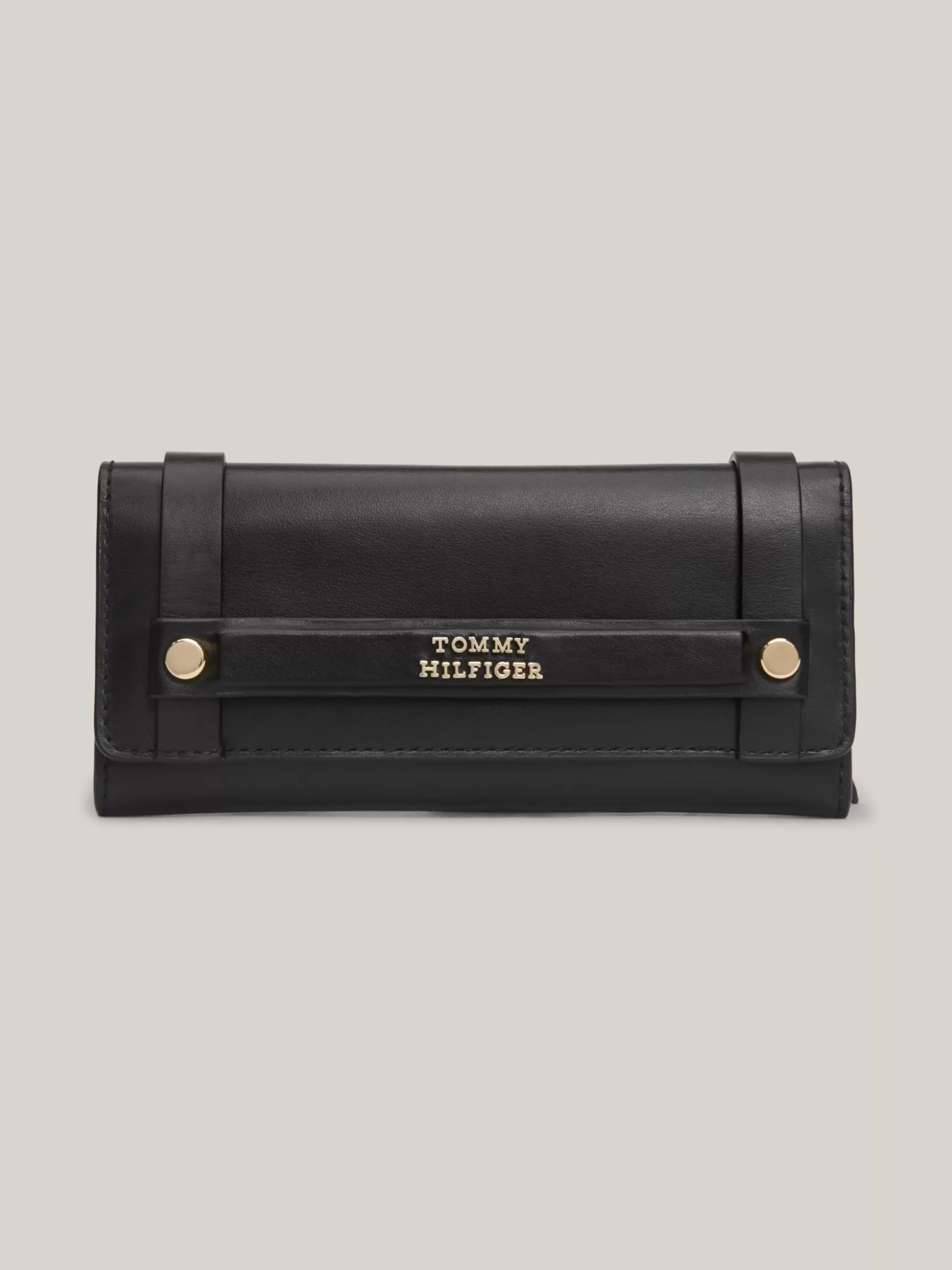 Tommy Hilfiger Portfele & Breloczki Do Kluczy^Składany Portfel Z Klapką Ze Skóry Heritage
