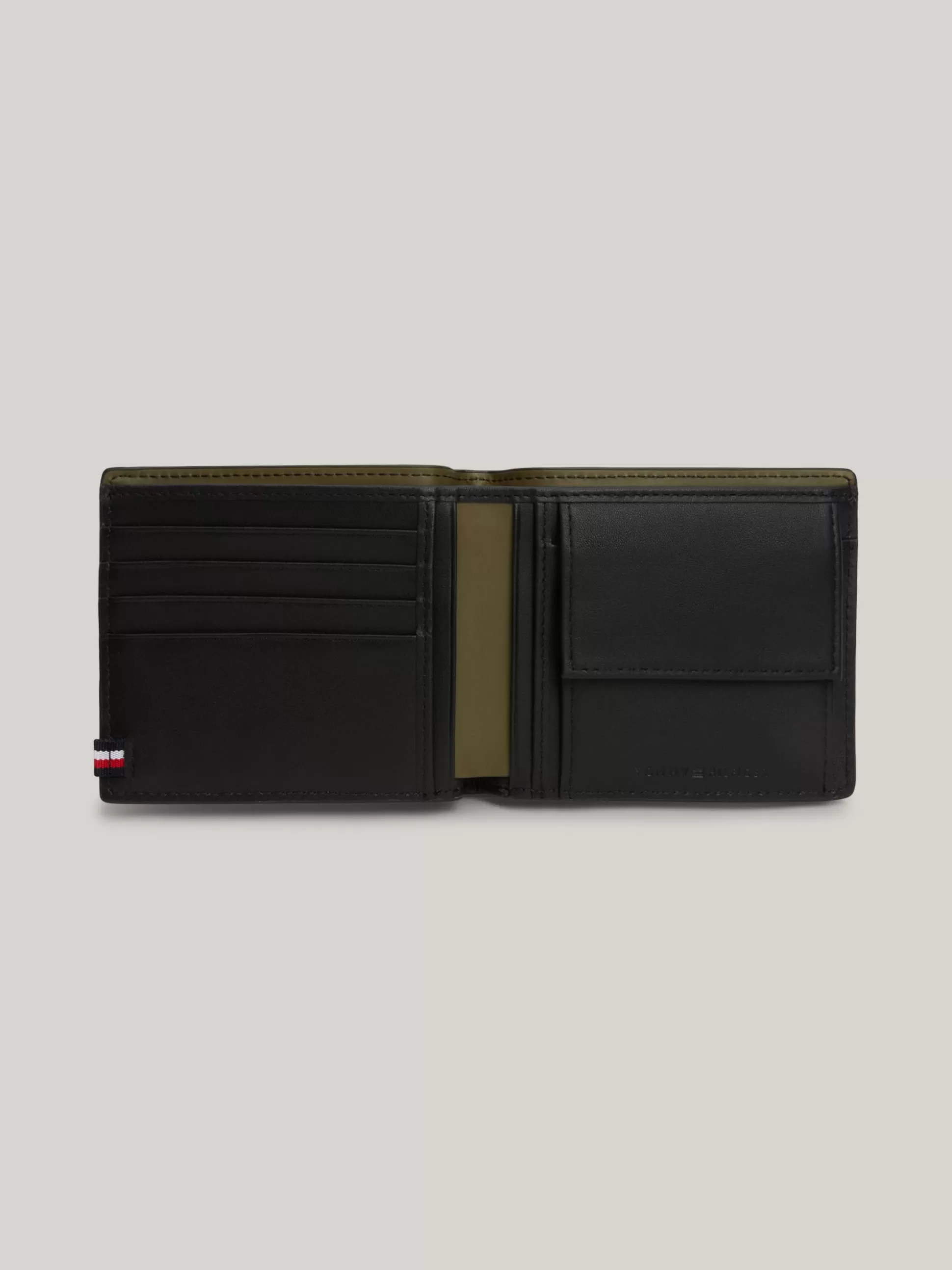 Tommy Hilfiger Portfele & Breloczki Do Kluczy^Składany Portfel Ze Skóry Hilfiger Monotype