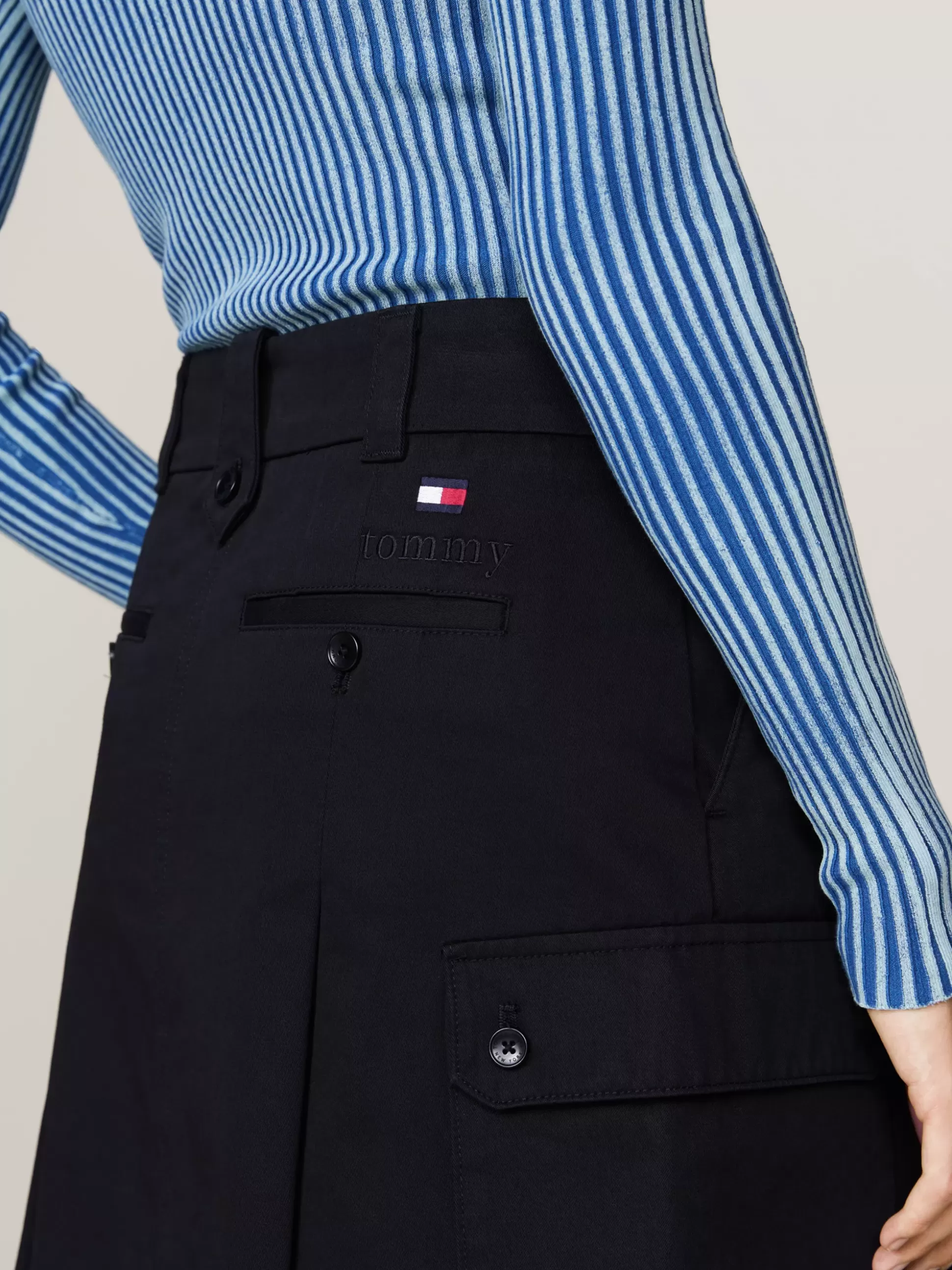 Tommy Hilfiger Spódnice^Spódnica Mini Z Plisami I Kieszeniami Typu Cargo
