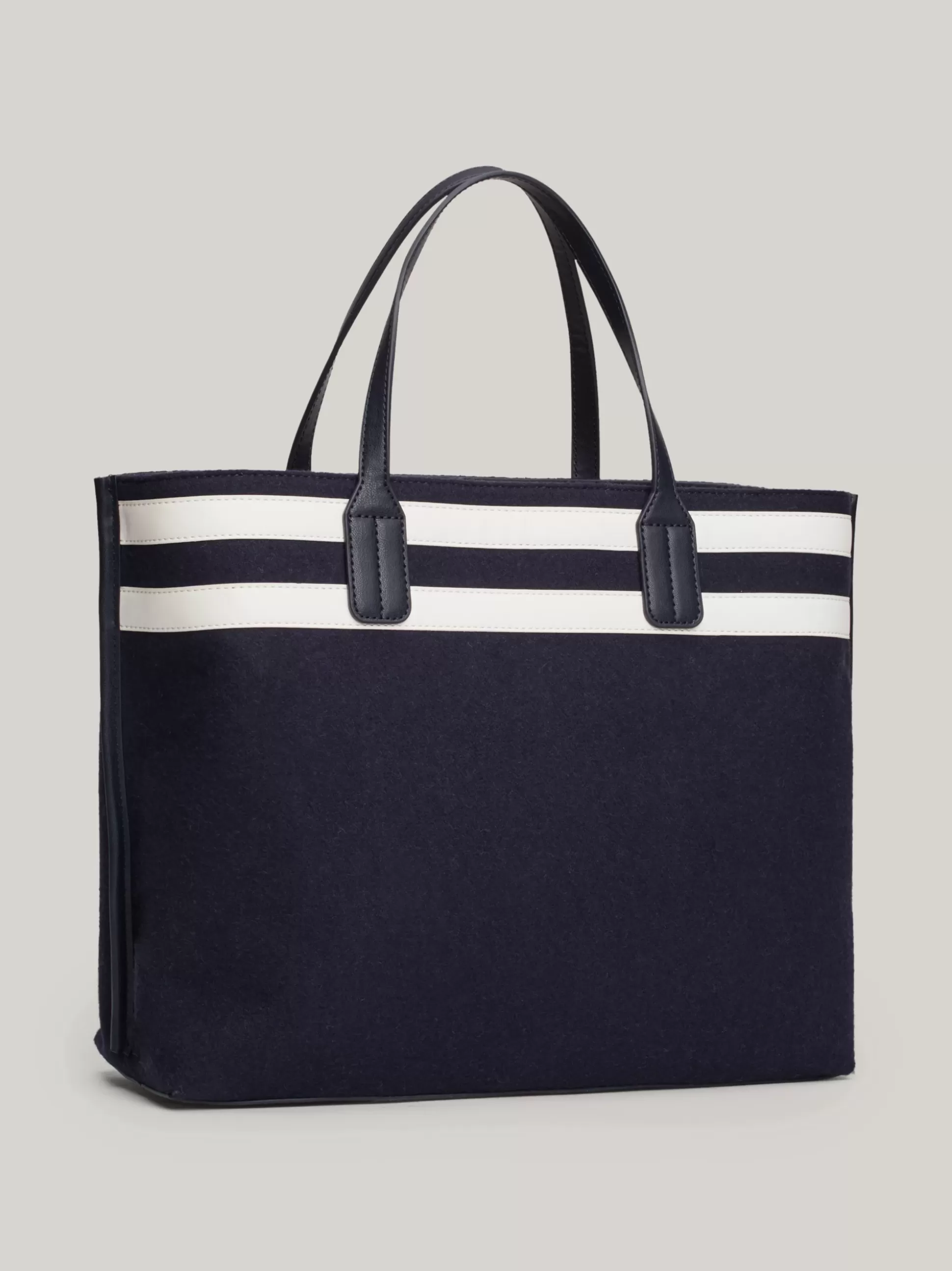 Tommy Hilfiger Torebki-Worki^Torebka Na Pasku Z Mieszanki Wełny TH Mongoram