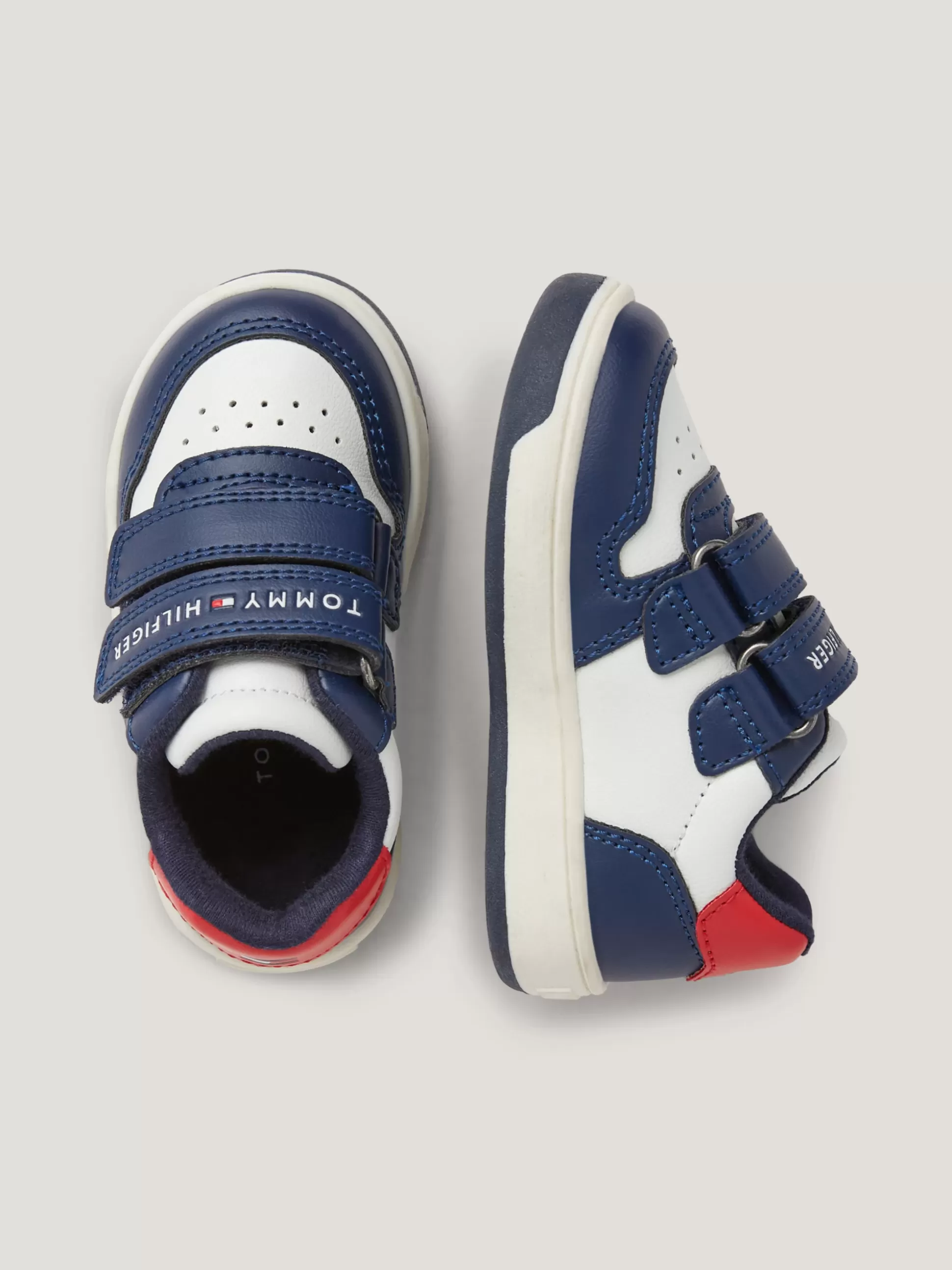 Dzieci Tommy Hilfiger Obuwie I Akcesoria^Zapinane Na Rzep Buty Sportowe W Bloki Kolorów