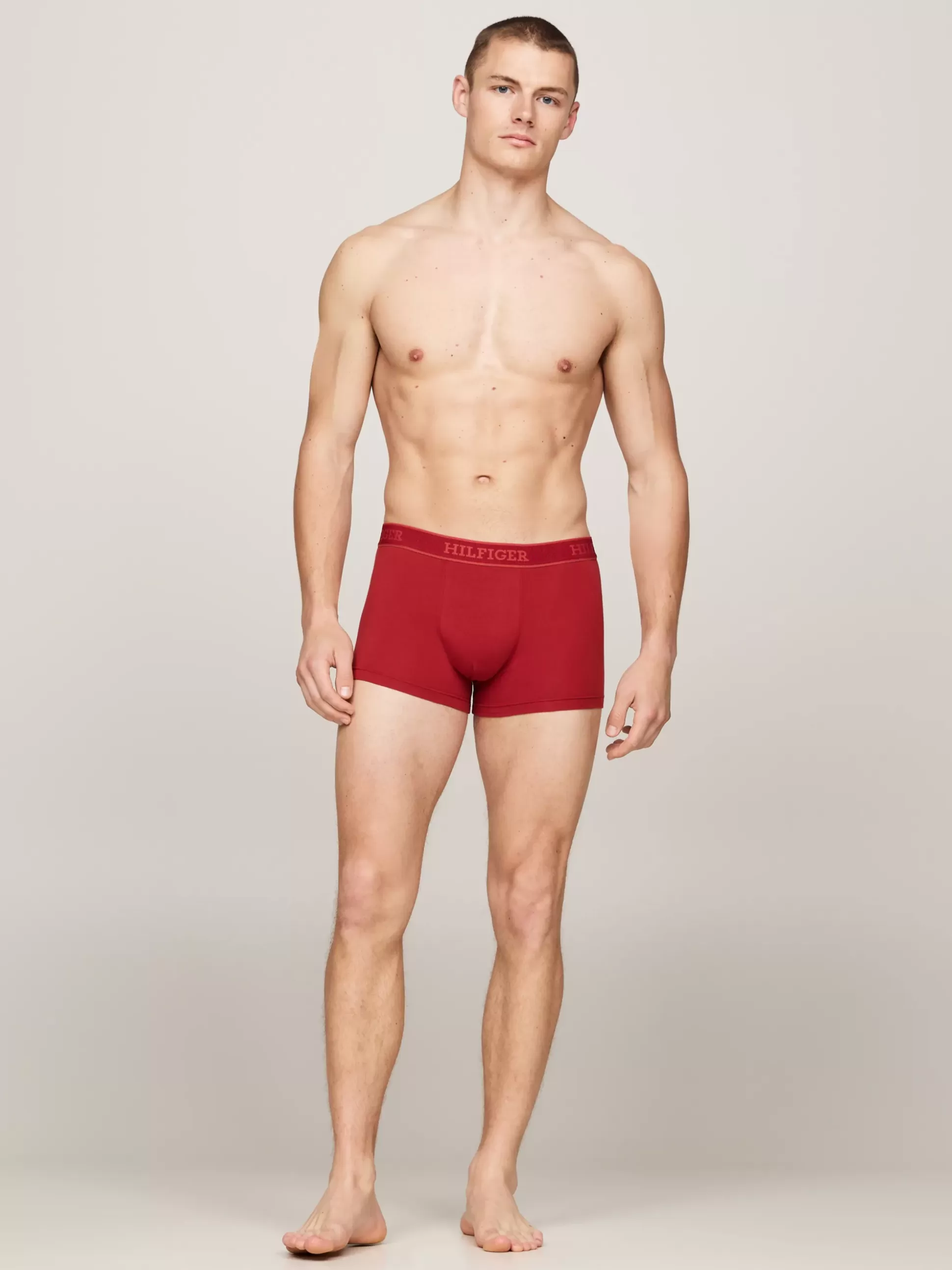 Tommy Hilfiger Kąpielówki | Bielizna^Zestaw 3 Par Bokserek Z Logo Hilfiger Monotype